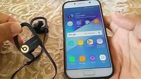 How to pair Powerbeats 3 to Android phone (Samsung Galaxy)