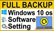 How to Backup Windows 10 OS | Full Recovery & Restore Setup