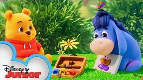 Playdate with Winnie the Pooh | Eeyore and the Paint Set 🎨| Episode 6 | @disneyjunior