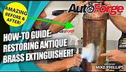 How to Restore Antique Brass & Copper Fixtures Including Fire Extinguisher