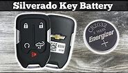 2019 - 2022 Chevy Silverado Key Fob Battery Replacement - How To Remove, Replace or Change Remote
