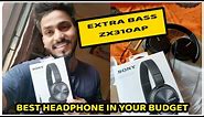 Sony MDR-ZX310AP Headphone Unboxing & Review| Best wired Headphone Under 800 Rs|