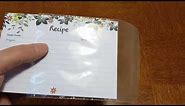 4x6 Recipe Card Sleeves - CookbookPeople.com