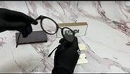 Fendi Eyeglasses Model-FF-0350 Color-807 Black/Gold