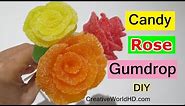 How to Make Gumdrop Rose Lollipops/ Valentines Gift Idea DIY Tutorial by Creative World