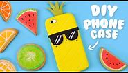 DIY 2 INGREDIENTS PHONE CASE!? - How to make a Pineapple Phone Case at Home