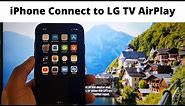 Connect iPhone to LG Smart TV - Airplay
