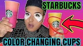 STARBUCKS COLOR CHANGING CUPS REVIEW