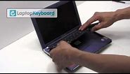 Samsung Laptop Keyboard Installation Replacement Guide - Remove Replace Install - NC10 NC