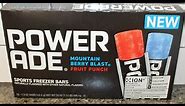Powerade Sports Freezer Bars: Mountain Berry Blast & Fruit Punch Review