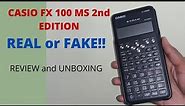 Unboxing fx-100 MS 2nd edition Calculator ll Know real or fake CASIO Calculator