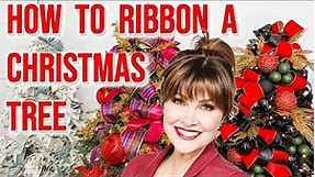 How to RIBBON a CHRISTMAS TREE