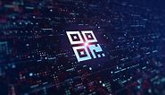 Qr Code Icon Digital Background