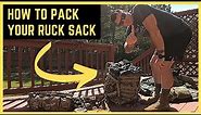 How to Pack Your Ruck Sack Like a Pro | US Army Soldier Skills