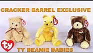 TY Beanie Babies CRACKER BARREL BEAR Collection (2002-2004 Releases) Value & Review - BBToyStore.com
