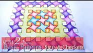 How To Draw Simple Geometric Patterns: Stars and Squares