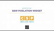 Intro to Pixelation Encoding B & W