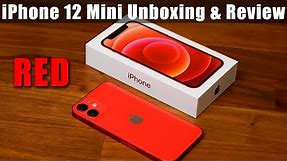 iPhone 12 Mini Unboxing, First Time Setup and Review (RED COLOR)
