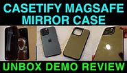 Casetify Mirror MagSafe Case iPhone 15 Series Pro Plus Pro Max Unboxing Demo Review
