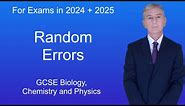 GCSE Science Revision "Random Errors"