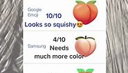 🍑 - Peach emoji rating!#emojipediapage #peach #peachemoji What should i do next? #susemoji Sorry for not posting for 5 days :( #apple