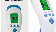 Equinox Digital Forehead Thermometer - Thermometer for Adults - No Touch Thermometer (Non Contact / Touchless) - Body/Surface/Room Temperature Scanner – LCD Display Ideal for Whole Family & Babies