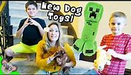 Flappy's NEW TOYS! Fetch Dog Toys on Stairs with HobbyKids by Koalafied Fun