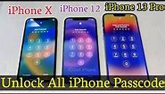 2023 Unlock All iPhone Passcode New Method | Unlock iPhone IF Forgot Passcode | Unlock Password