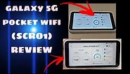 galaxy 5g pocket wifi(SCR01)review.