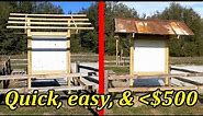 How to Build a Trail Kiosk: Small and Cheap