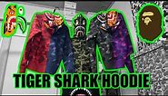 Bape Color Camo Tiger Shark Hoodie Review!!!