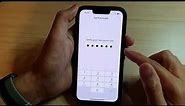 iPhone 13/13 Pro: How to Turn On Passcode For Lock Screen