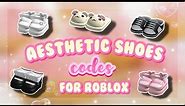 aesthetic shoes codes for brookhaven, berry avenue, and bloxburg (3D layered) | roblox ♡