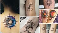 Amazing Sun and Moon Tattoo Design Ideas