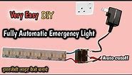 How to make Emergency LED light | DiY Automatic Emergency light🔥🔥 Homemade Very Easy