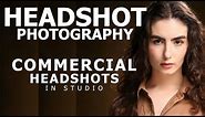 Headshot Photography: Commercial Headshots in Studio