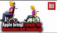 Apple bringt Emojis für Menschen mit Handicap