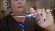 Hair Cutting Scissors, ULG Professional Hair Scissors 6.5 inch Right-Hand Razor Edge Barber Scissors Salon Hair Cutting Shears Made of Japanese Stainless Steel, Hand Sharpened Blue