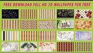 3D wallpaper how to download Full hd wallpaper free 2023