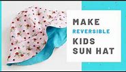 Kids Sun Hat sewing tutorial