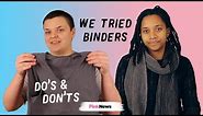 How to use a binder safely