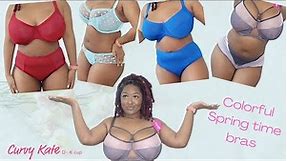 COLORFUL Bras for Big Boobs || Curvy Kate TRY ON haul + Confidence Chat