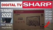 TV DIGITAL SHARP 2T-C24DD1I, TV DIGITAL TERBARU 2022 BISA USB MOVIE, BISA RADIO | REVIEW TV DIGITAL