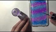How to seal sharpie on an iPhone case using clear nail polish