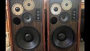 Vintage Marantz HD77 250W 4 Way 8 Ohm Floor Speakers