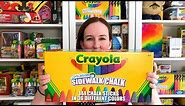 144 Crayola Sidewalk Chalk Box Unboxing and Colors: Is It Worth It?