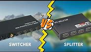 What is difference between HDMI Splitter and HDMI Switcher?