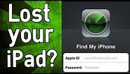 How to use Lost Mode to find a lost iPad