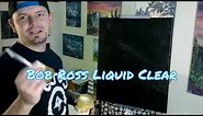 How to apply Bob Ross Liquid Clear to a Black Canvas. Painting Tutorial by Josh Kirkham. Wet on Wet