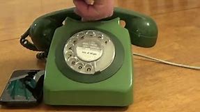 Vintage Rotary Dial Telephone. Uk Model. 1980`s.